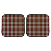 Cunningham Burgundy Dancers Tartan Car Sun Shade - 2 Pieces